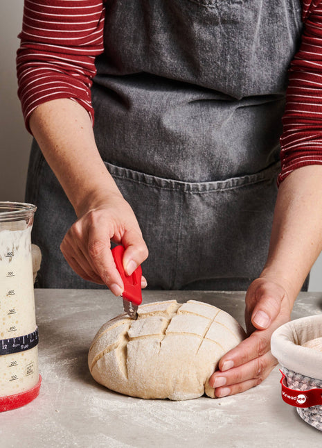KneadAce PRO Sourdough Kit: 34oz Jar-Baskets-Bread Lame