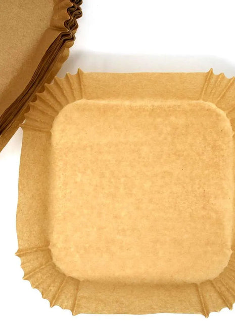 AIR FRYER LINERS, SQUARE PARCHMENT, 100PC