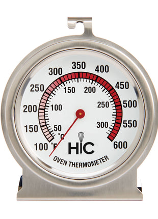 HIC Kitchen Roasting Oven Thermometer, Easy-Read Face, Large 2.5-in