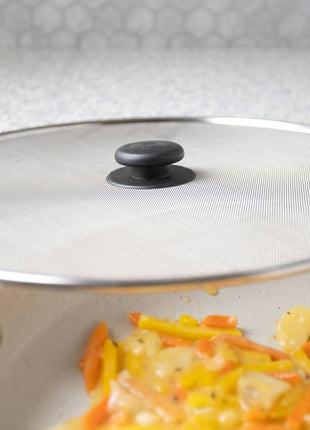 13 inch frying pan splatter screen for hot oil and grease control
