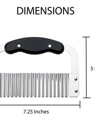 HIC Kitchen Crinkle-Cut Wave Slicer