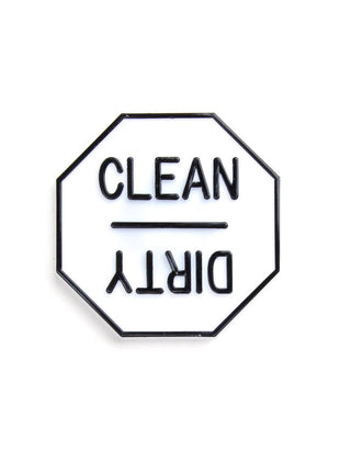Fox Run Clean or Dirty Dishwasher Magnet, 2.5" x 2.5"