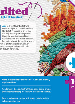 Quilted - Flight of Creativity 1000 Piece Puzzle