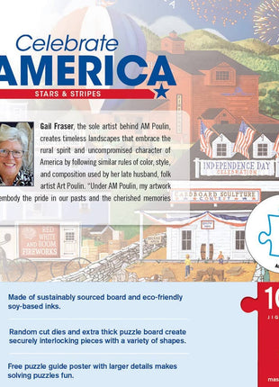 Celebrate America - Stars & Stripes 1000 Piece Jigsaw Puzzle