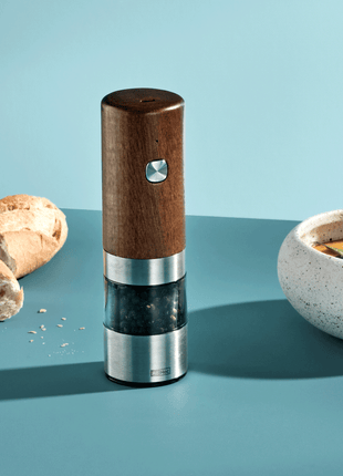 AdHoc i.Mill Electric Salt & Pepper Mill in Acacia Wood