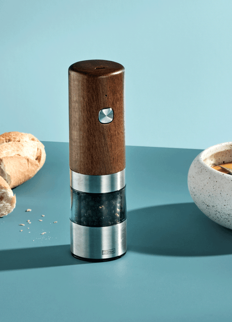 AdHoc i.Mill Electric Salt & Pepper Mill in Acacia Wood