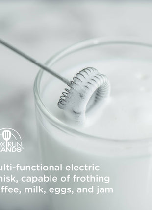 Fox Run Electric Milk Frother for Lattes, Matcha and Coffee