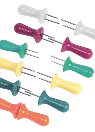 Zyliss Opaque Interlocking Corn Holders, 6 Pairs