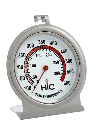 HIC Kitchen Roasting Oven Thermometer, Easy-Read Face, Large 2.5-in