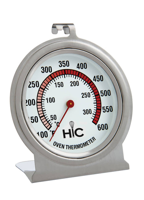 HIC Kitchen Roasting Oven Thermometer, Easy-Read Face, Large 2.5-in