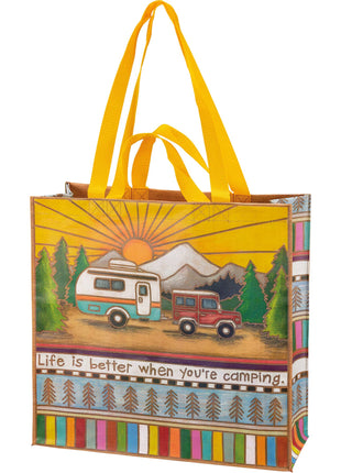 Life Is Better When You're Camping Market Tote