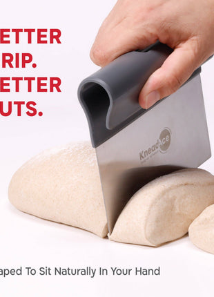 KneadAce Bench Scraper and Baker's Brush