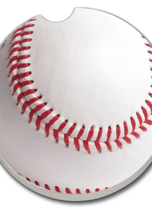 Baseball Absorbent Stone Car Coaster 1 Pk