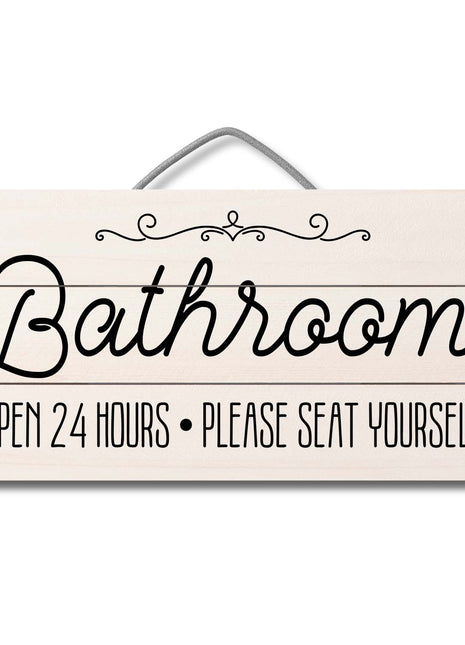 Seat Yourself Decorative Pallet Wood Sign 12" x 6"