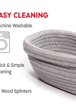 Oval & Round Cotton Rope Proofing Baskets