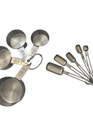 Fox Run Stainless Steel Measuring Cup and Spoon Set