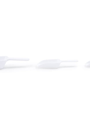 Fox Run 3 Piece Scoop Set, White