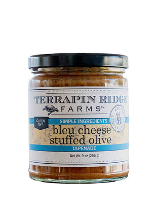 Bleu Cheese Stuffed Olive Tapenade