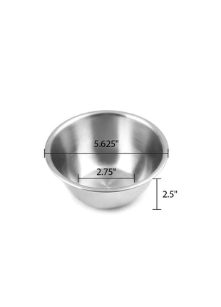 Fox Run Small Stainless Steel Mixing Bowl, 0.5-Quart