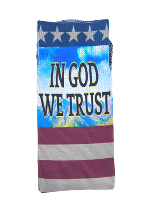 *NEW* In God We Trust - Christian Crew Socks
