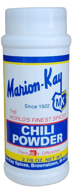 Marion-Kay Chili Powder 2 7/8 ounce gourmet Chili Powder Kosher, MSG Free, anf Gluten Free