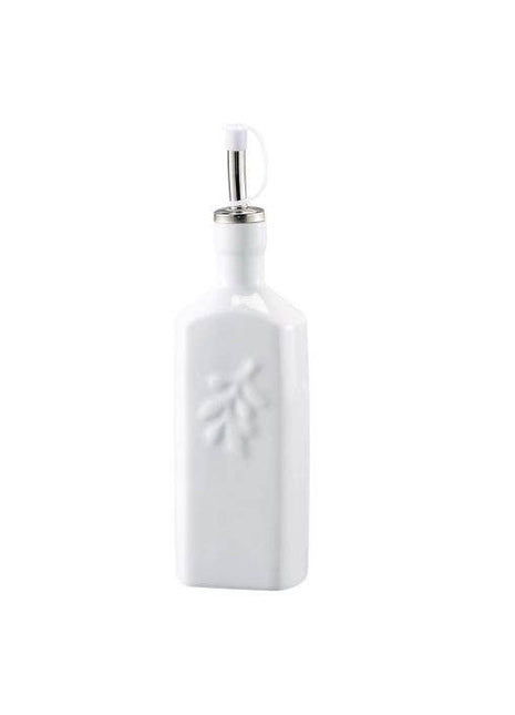 HIC Porcelain Oil Bottle, Square 16 Ounce