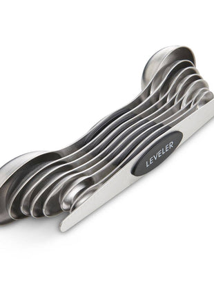 Magnetic Measuring Spoons – Dual-Sided with Leveler
