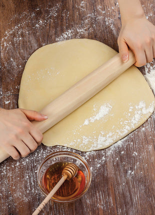 Fox Run Straight Rolling Pin with Tapered Ends, Wood, 20"