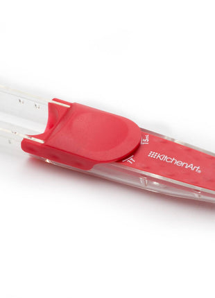KitchenArt Adjust-A-Tablespoon, Plastic, Red, 1.25" x 6.25"