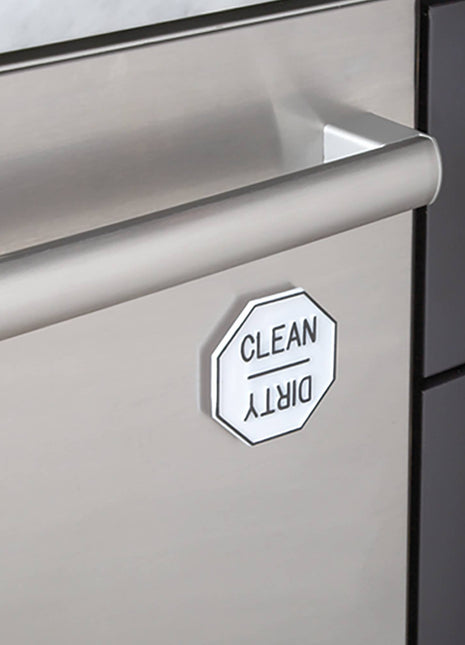 Fox Run Clean or Dirty Dishwasher Magnet, 2.5" x 2.5"