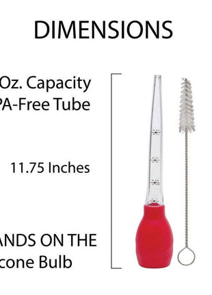 HIC Kitchen Roasting Stand-Up Turkey Baster