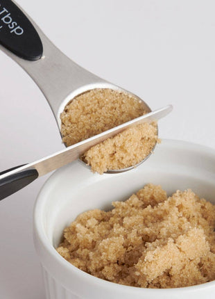 Magnetic Measuring Spoons – Dual-Sided with Leveler