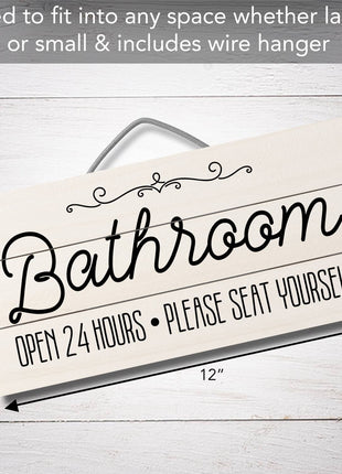 Seat Yourself Decorative Pallet Wood Sign 12" x 6"