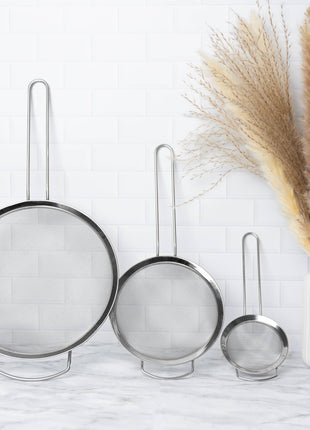 Fox Run Fine Mesh Strainer Set, 3 Piece
