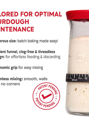 KneadAce PRO Sourdough Kit: 34oz Jar-Baskets-Bread Lame