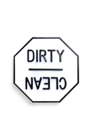 Fox Run Clean or Dirty Dishwasher Magnet, 2.5" x 2.5"