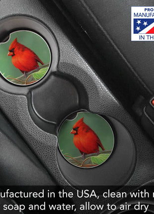 Rail Birds Single Absorbent Stone Car Coaster