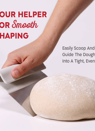 KneadAce Bench Scraper and Baker's Brush