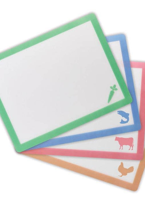 HIC Kitchen Flexible Cutting Board Mat, Set Of 4