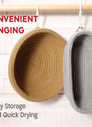 Oval & Round Cotton Rope Proofing Baskets