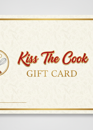kiss the cook gift card