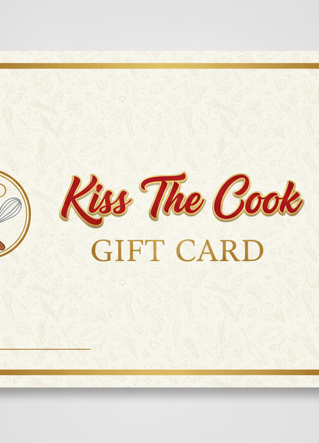 kiss the cook gift card