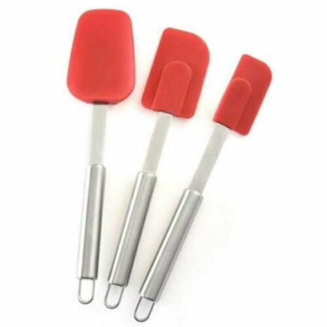 MINI SILICONE LAST DROP SPATULAS, 3 PIECE